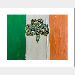 Shamrock in Flag Posters and Art